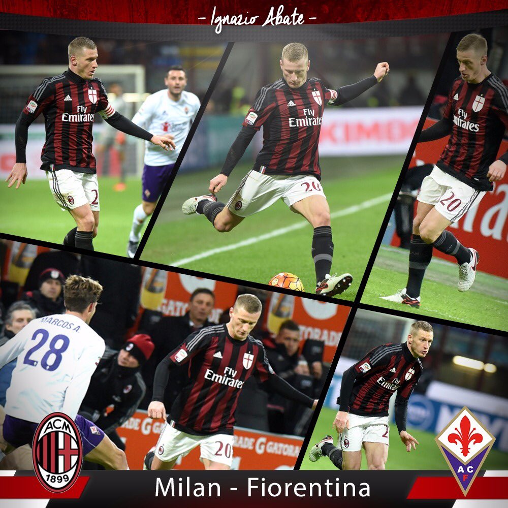 ignazioabate's tweet photo. #MilanFiorentina👌👍🔴⚫ #conilMilannelCuore @acmilan https://t.co/l9uM3OGG1p