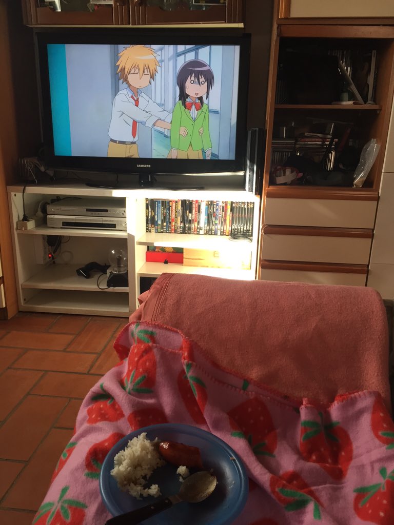 #lunch + #anime = #perfectchill