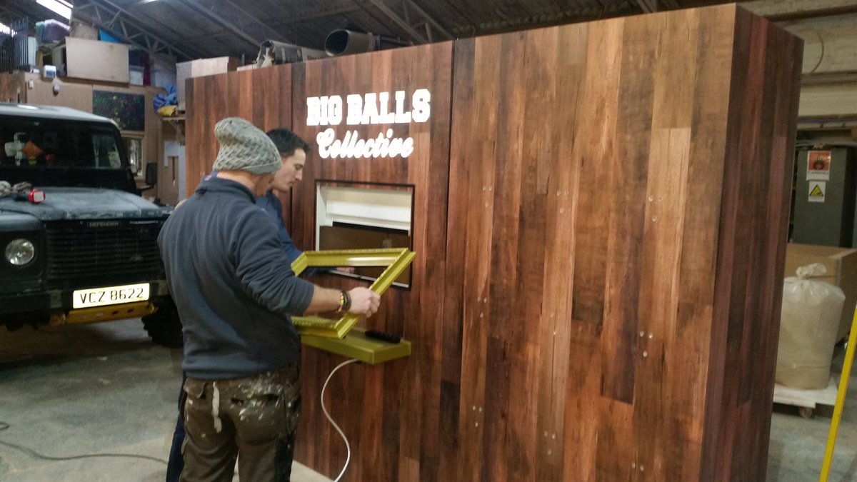 bbco_headwear's tweet photo. Just adding the finishing touches to our new retail unit ready for #Slide2016 tomorrow https://t.co/huig4GgSAt
