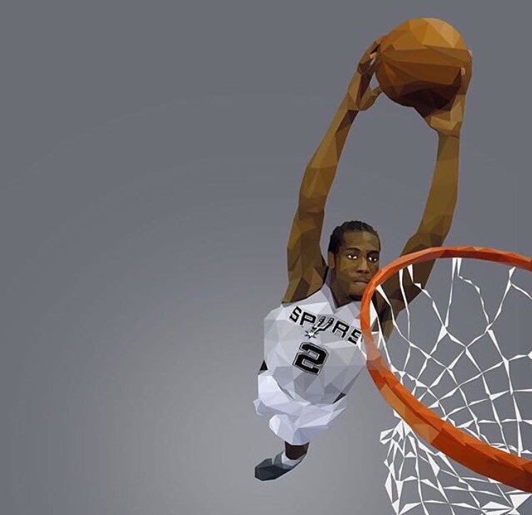 I don't know who made this to give them credit. But I like it, a lot. 

Kawhi Leonard #NBAVOTE
