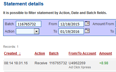 GKalember's tweet image. I am setting my proof withdrawal from the money I earned at ACX. Work from home Adclickxpress!No scam@AdClickXpress