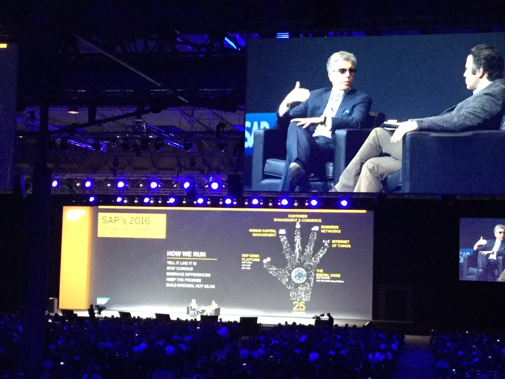 PDAgroup's tweet image. SAP FKOM No Limits: &quot;Everything starts with the winner&apos;s dream&quot; @BillRMcDermott #fkom2016