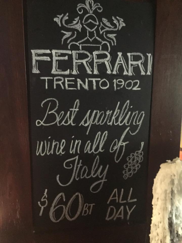 DrNobleRot's tweet photo. #Ferraritrento available at #theroyal #nundah. Get on down and support your local! #briabane #sparkling #wine https://t.co/NKc9fJsWqk