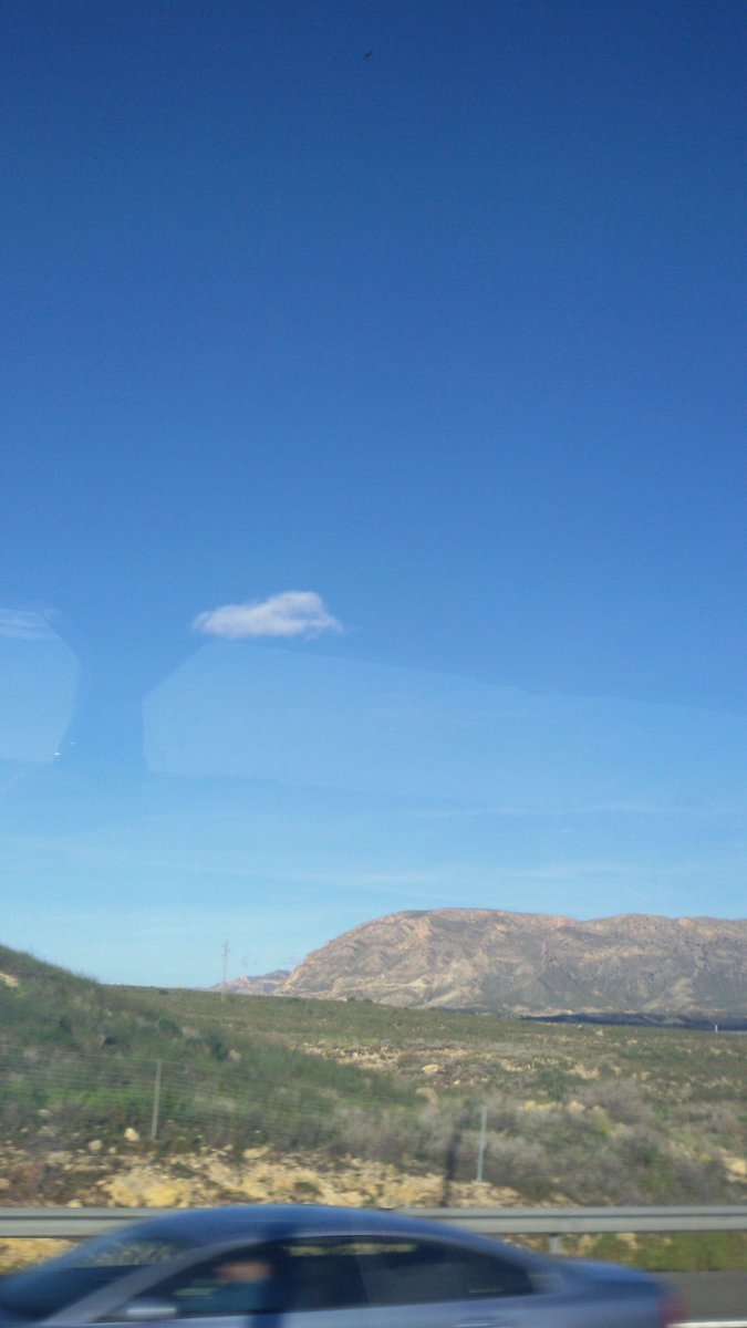 één wolkje aan de lucht @ Benidorm #wifiBus