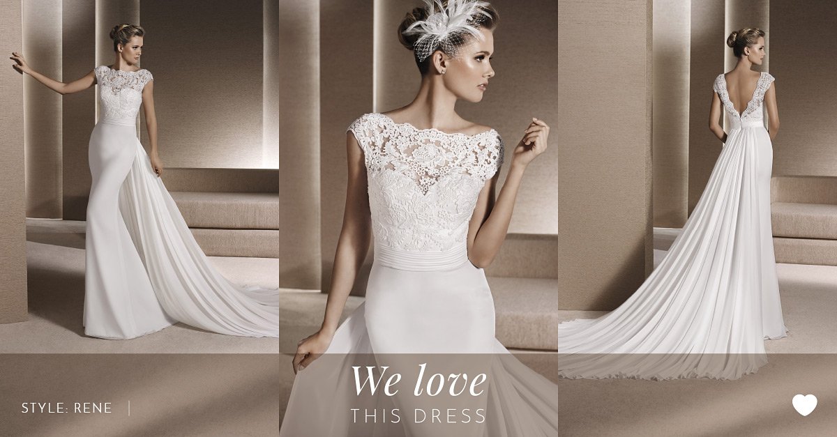 LaSposaBridal's tweet image. What´s your favorite part of Rene #style ? We love the detachable gauze train!! #LaSposa2016 goo.gl/WiQ27P