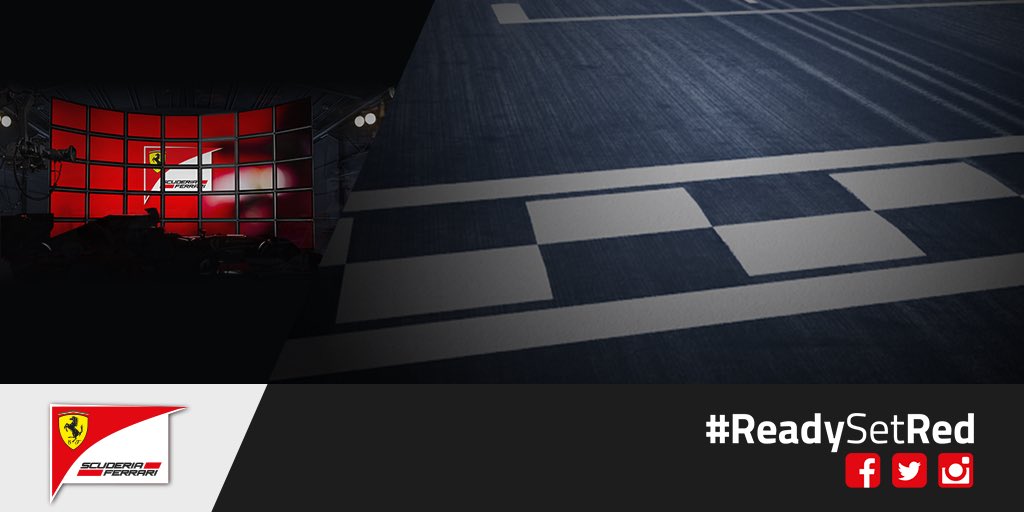 ScuderiaFerrari's tweet image. Engines are rumbling, in an hour Ready, Set, Red!