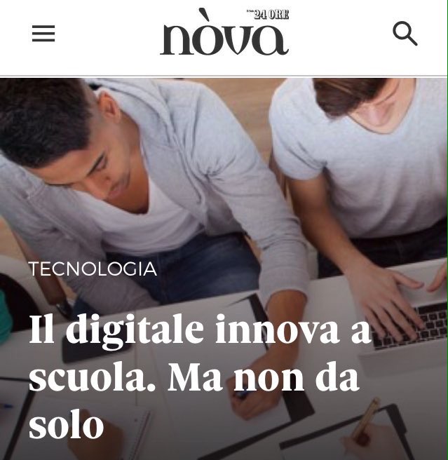 stefybassi's tweet image. Il digitale a scuola innova.
Ma non basta
bit.ly/1RZfgIM
@piersolda mette a confronto
tante idee di futuro