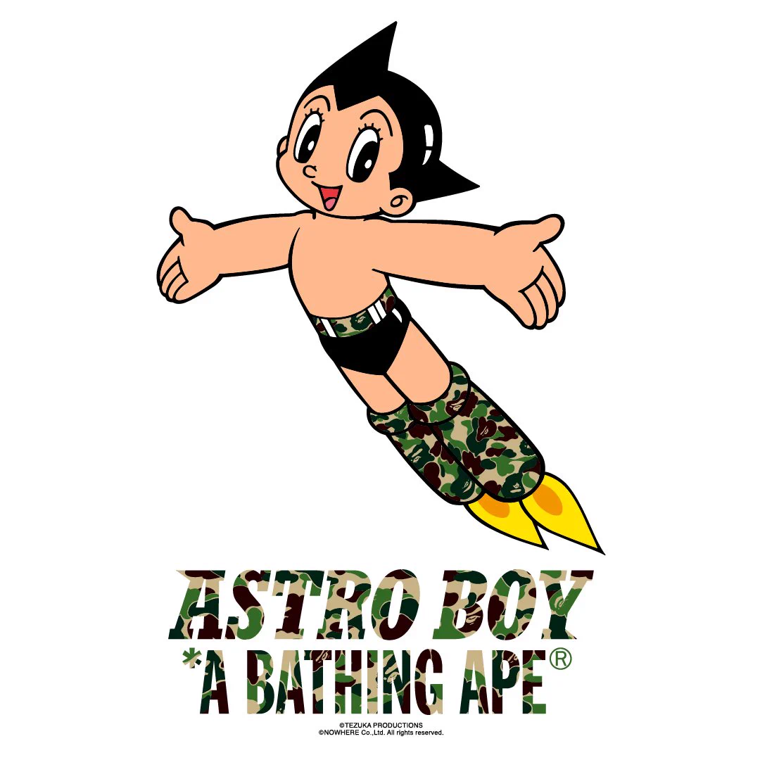 A BATHING APE(エイプ) x ASTRO BOY(鉄腕アトム) BAPE.COM on X: 