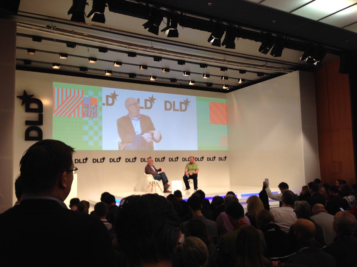 JuliaHartmannDI's tweet photo. Let's meet Jan Koum: "What's Up, WhatsApp?" Part 2 at #DLD16 #messengermarketing https://t.co/tJmLITYZkI