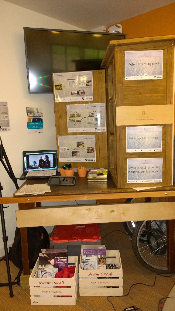 SHED_LD's tweet photo. #SHED_LearningDesign is now in Fawsley reception.Come &amp; share Higher Education design ideas and strategies https://t.co/ejwguQVe1H