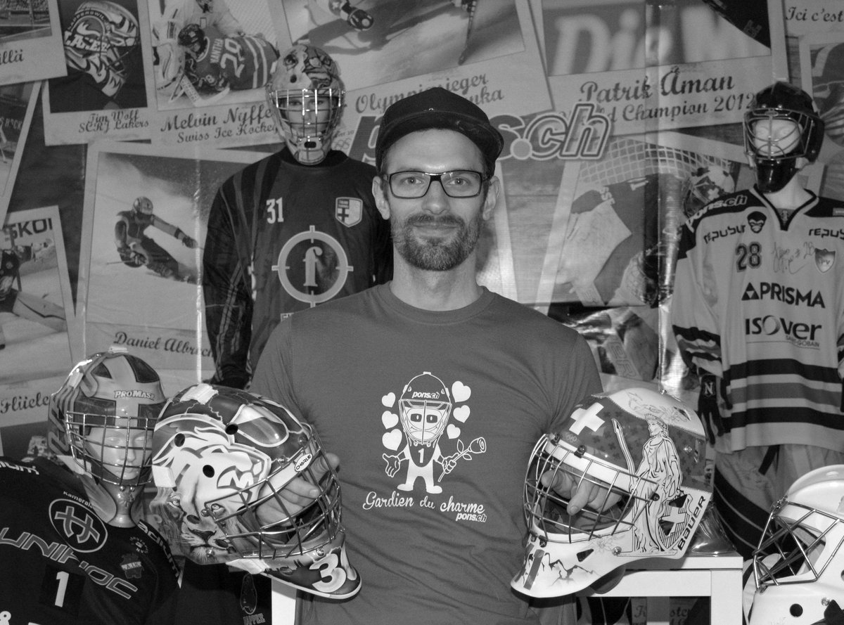 unihockeych's tweet image. Sad News: Mask painter Alan Pons died much too early #RIPAlan #bestdieyoung #floorball