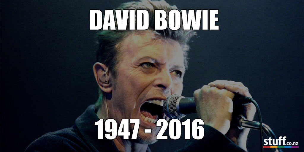 NZStuff's tweet image. #BREAKING David Bowie has died. More soon #RIP