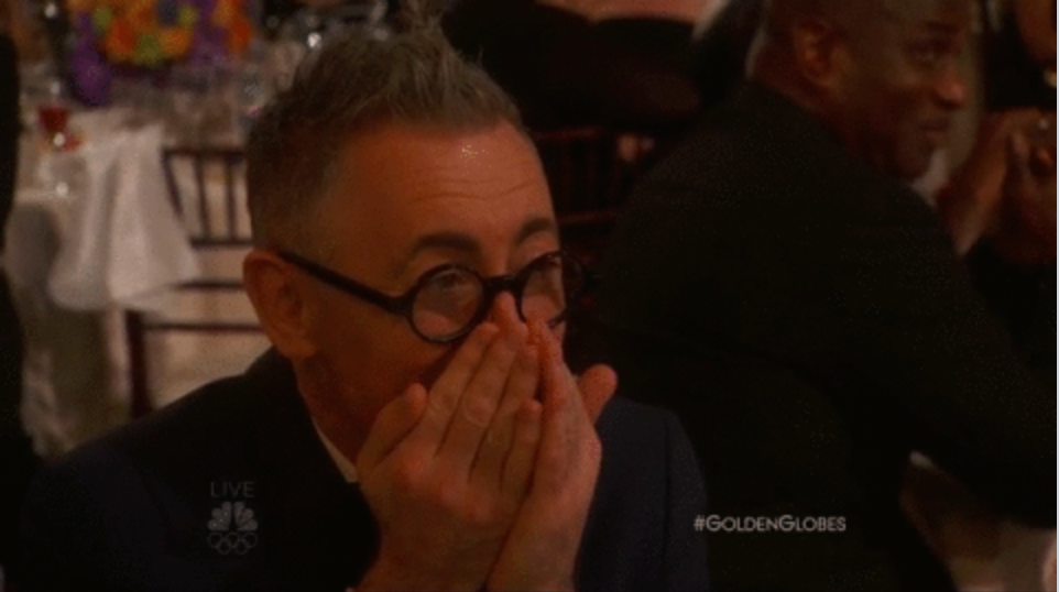 nbc's tweet photo. .@Alancumming channeling @nbcsnl 's Stefon. #GoldenGlobes https://t.co/5tHGSyX5ve
