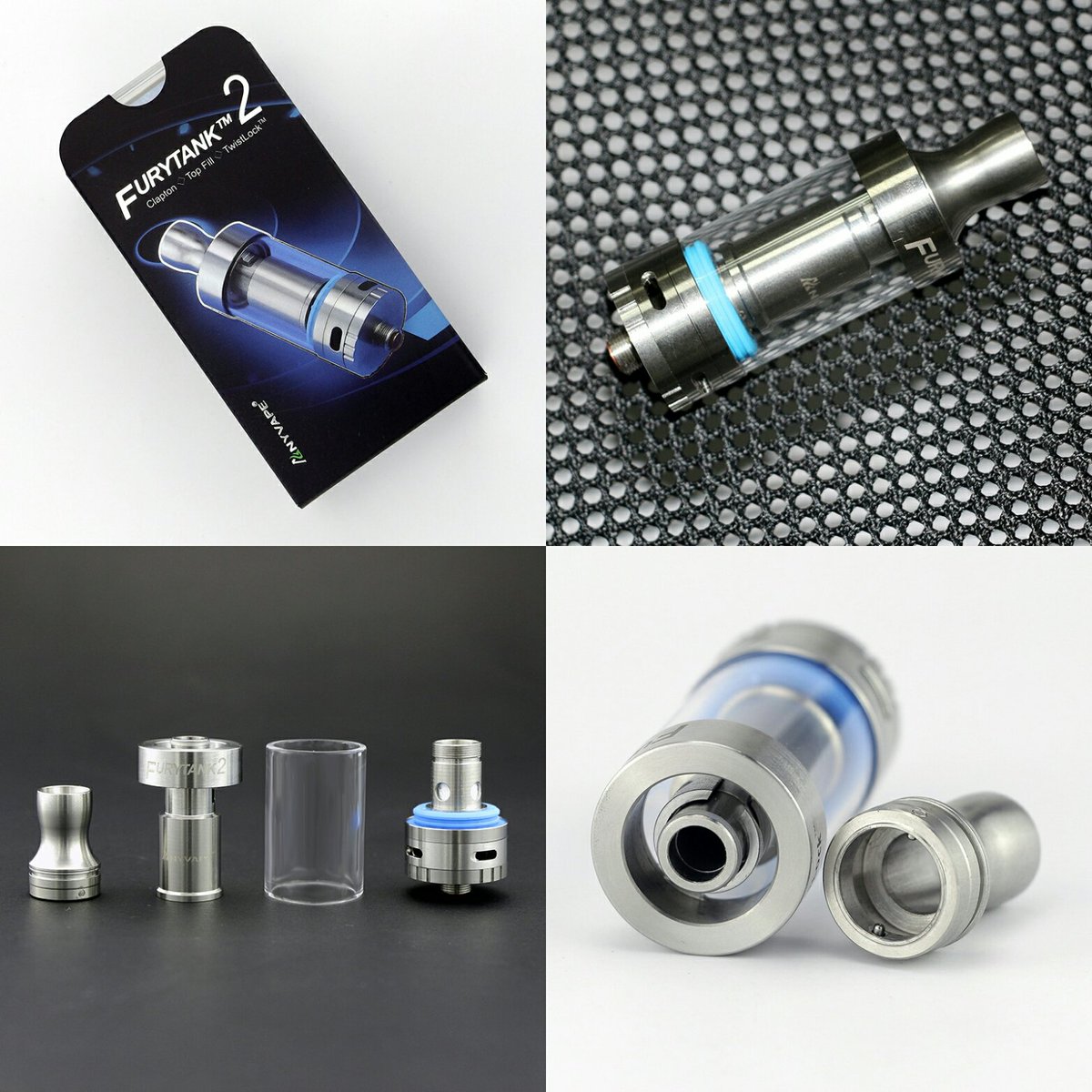 anyvape_michell's tweet photo. #anyvape #furytank 2 ---- TwistLock Topfill. stainless/black. Follow mefor more details (*welcome your suggestions*) https://t.co/EUrqJ70KyA