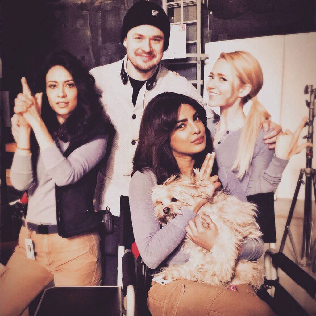 zoya_shahid's tweet photo. I miss BAE @priyankachopra with all the BAE's @JohannaEBraddy #Annebell @jazmasri ! Me want Quantico NOW https://t.co/8rRANoCTDw