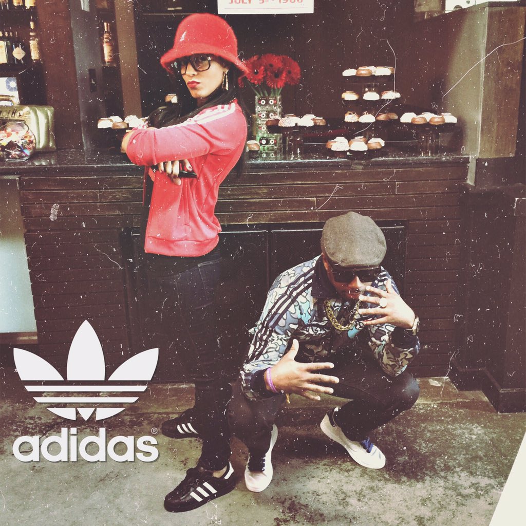Groovy_Gene's tweet photo. #AceBoogy aka @angela_rye &amp; #GrandMasterGene

#FreshToDeath

for @adidasoriginals

#BBOYBriggs

#OldSchoolHipHop https://t.co/jNNOUK7lMK