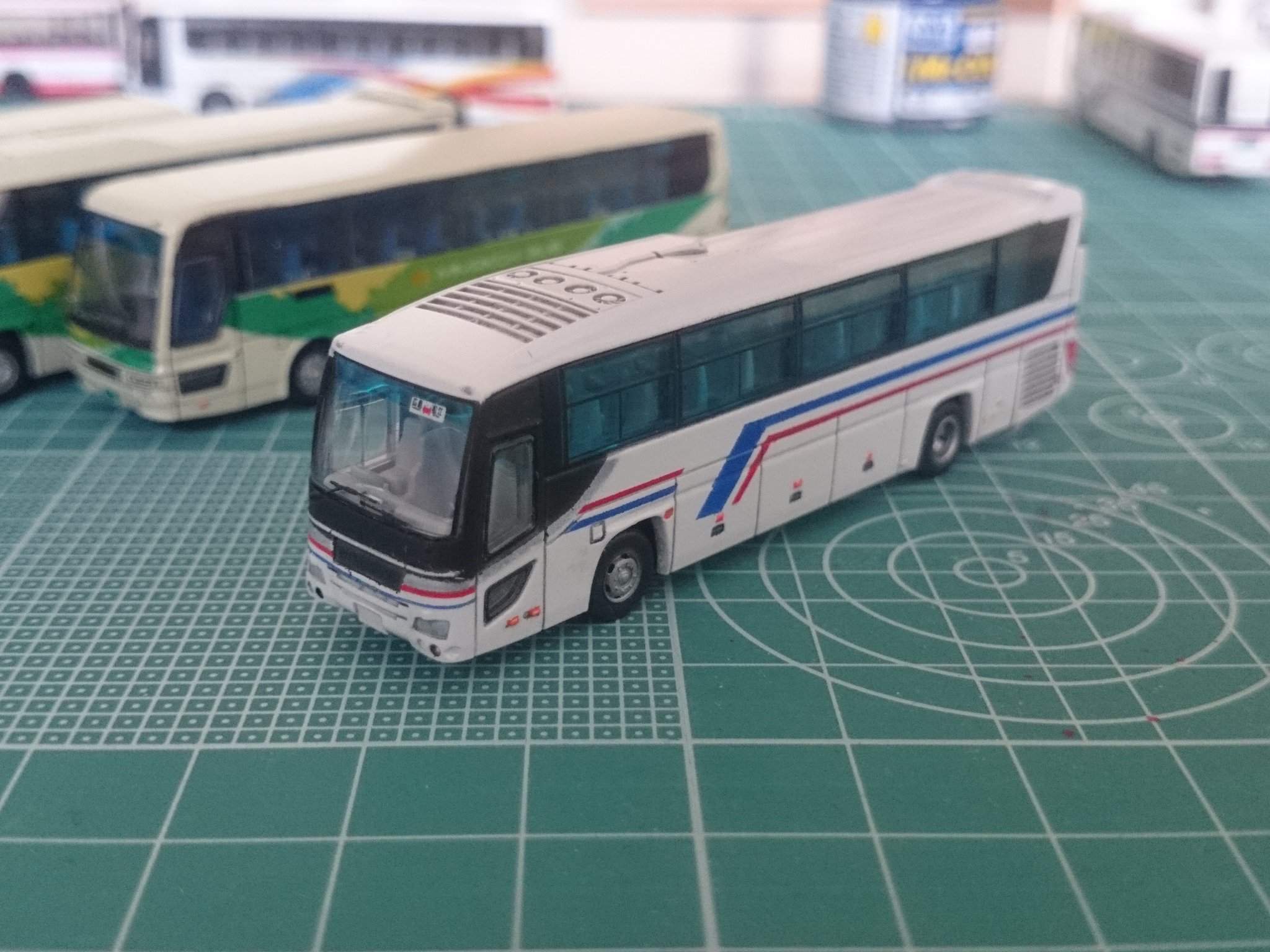 バスコ出品バスコレ改造新型セレガ関東自動車バス貸切新カラー(栃木県) バスコ様専用出品バスコレ改造新型セレガ関東自動車バス貸切新