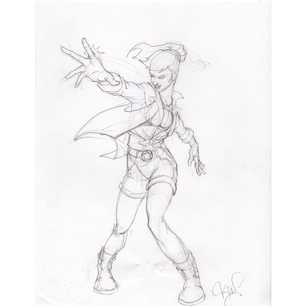 kingwarnerart's tweet photo. Linka character sketch for upcoming free fanfic comic #CaptainPlanet #projecttellus 
#realizeimagination #FCBD2016 https://t.co/j3GyijV8PG
