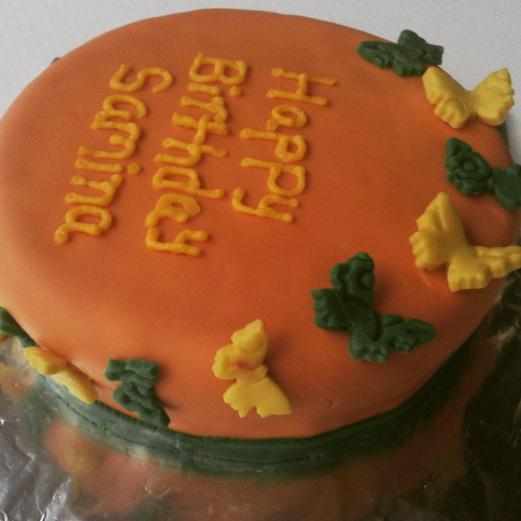 HavenCafeUganda's tweet photo. Butterfly Fondant birthday cake #fondant #butterfly #vanilla #cakeslife #CaKe #birthday #cakelove #cakelicious https://t.co/XsvJ0niS57
