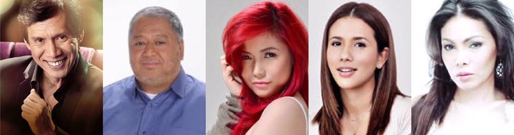 ViceGandaorg's tweet photo. itsShowtimena: Our hurados for today, Punong Hurado Rey Valera with Direk Bobot, Yeng, Karylle at K Brosas! #Showt… https://t.co/RVVHid03KL