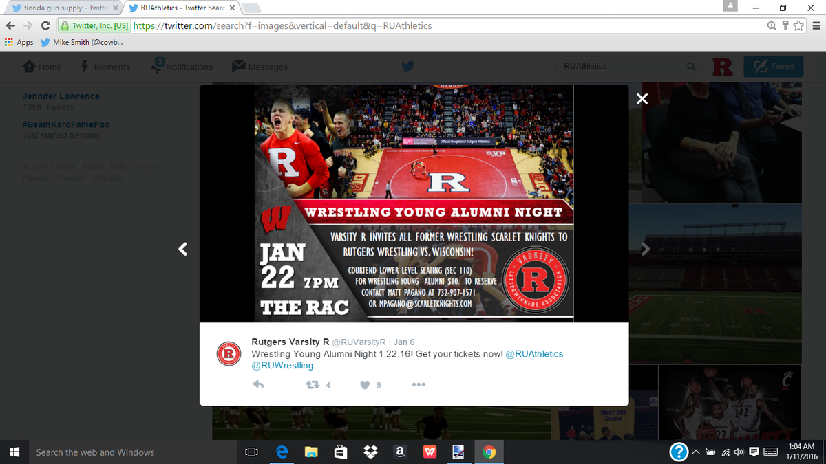 Rutgers Athletics tweet media