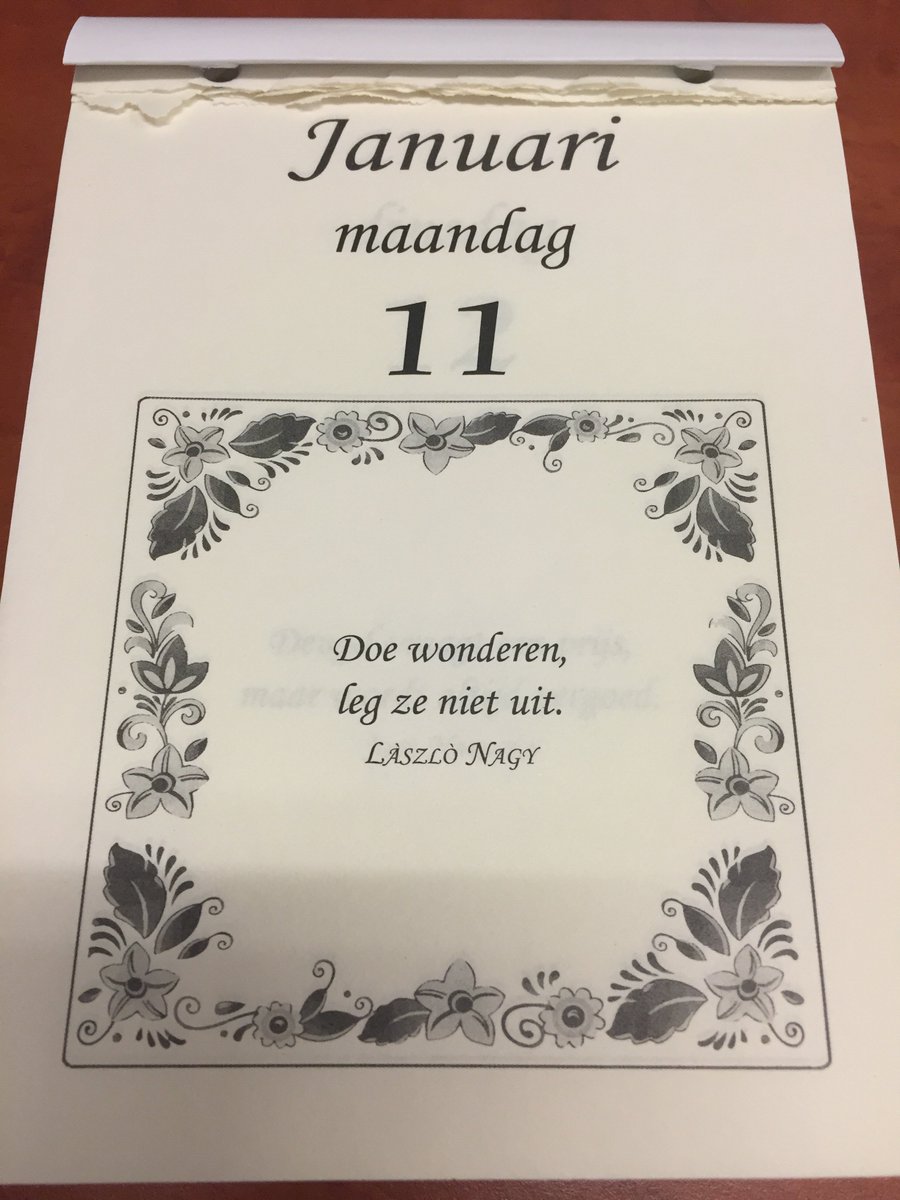 ‘Doe wonderen, leg ze niet uit.’ Maak er een mooie maandag van! #tegeltjeswijsheid