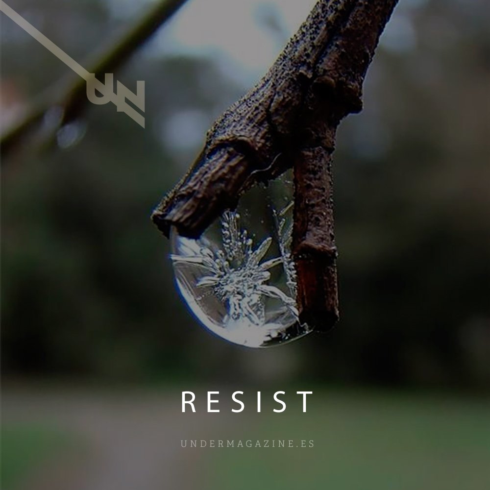 Resistir es convertir las condiciones adversas en energía creativa // UNDER - RESIST #Underresist