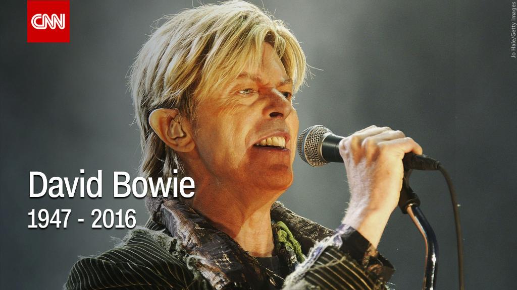 CNN's tweet photo. BREAKING: David Bowie has died after a battle with cancer, his agent confirms to CNN https://t.co/tp44oB5gdd https://t.co/Hi3u9E6u3Z