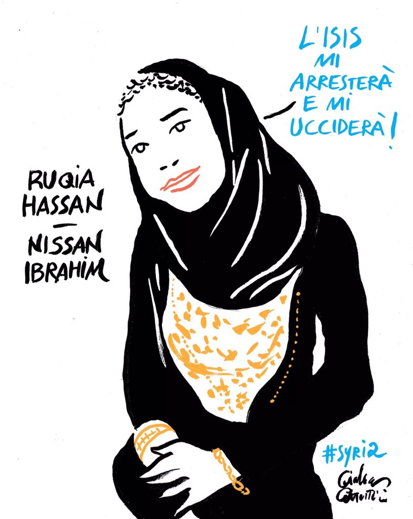Casa_donna_Pisa's tweet image. #RuqiaHassan alias Nissan Ibrahim, la donna che derideva l'Isis è stata giustiziata pagina99.it/2016/01/10/ruq… #syria