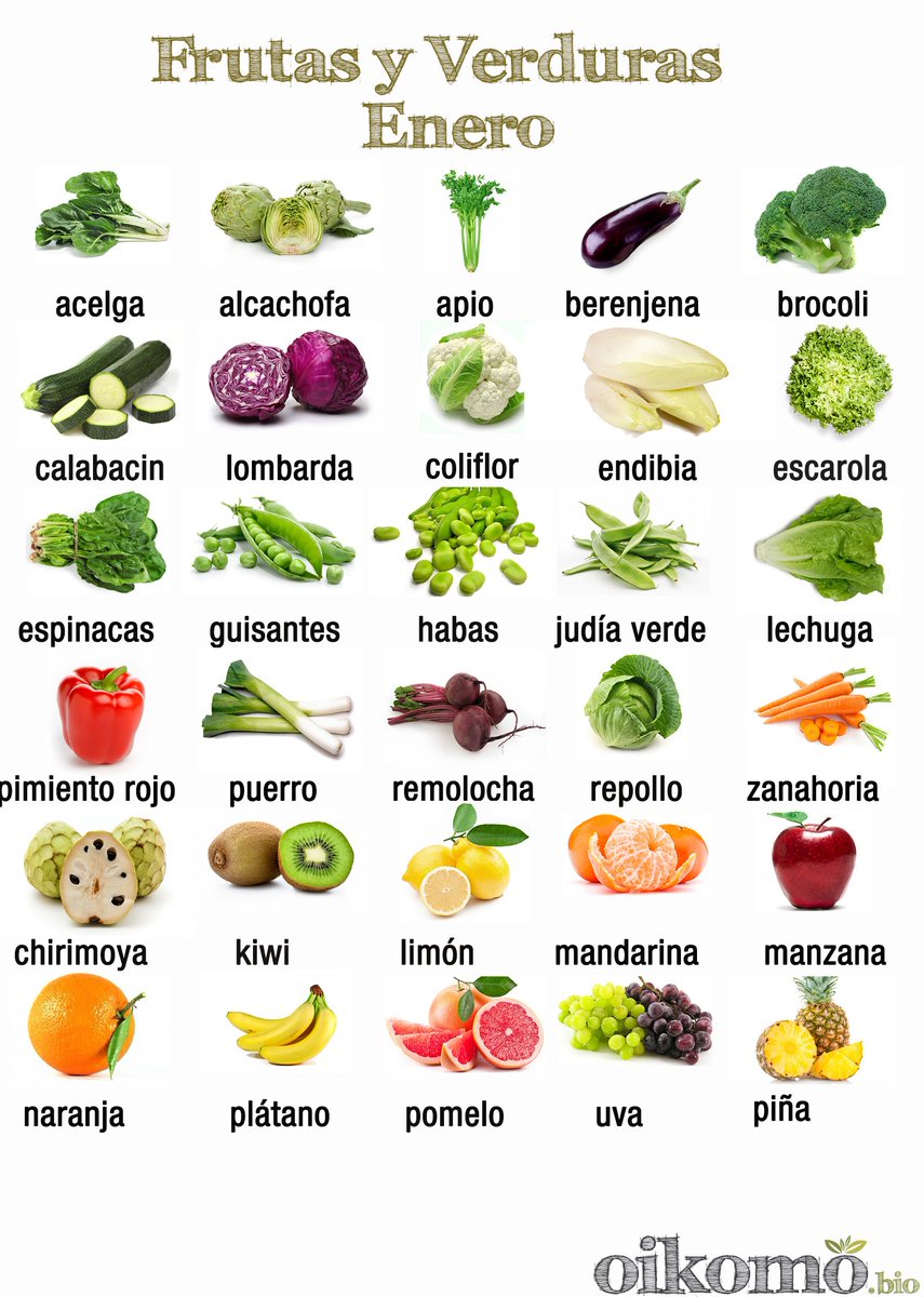 OikomoBio's tweet photo. Verduras y frutas  del mes de enero 
#verduras #frutas #supermercado #ecologico #enero #oikomo #Elda https://t.co/5X2BgLsOeb