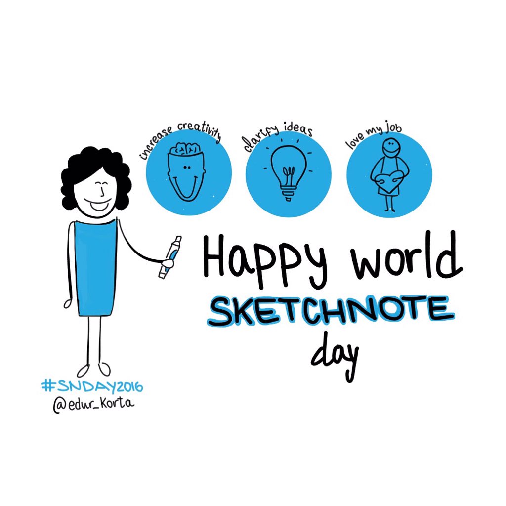 edurkortabarria's tweet photo. "Sketchnotes changed my life because..." #happy #SNDay2016 #creativity #ideas #loveyourjob https://t.co/uFagKxcJwy