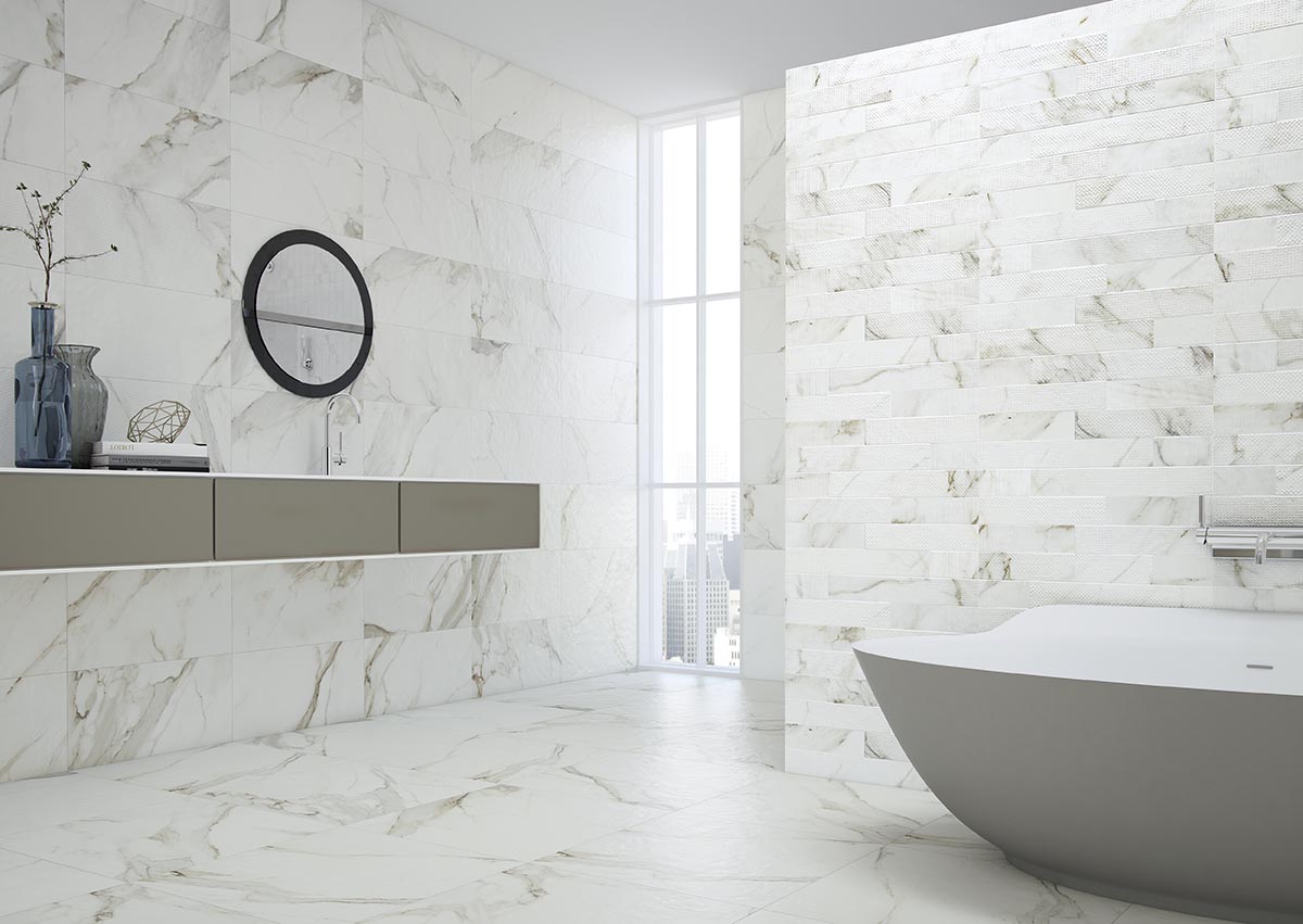 Who can resist to the beauty of the calacata #marble with the most current matte touch? 💘 ow.ly/WpCo7
