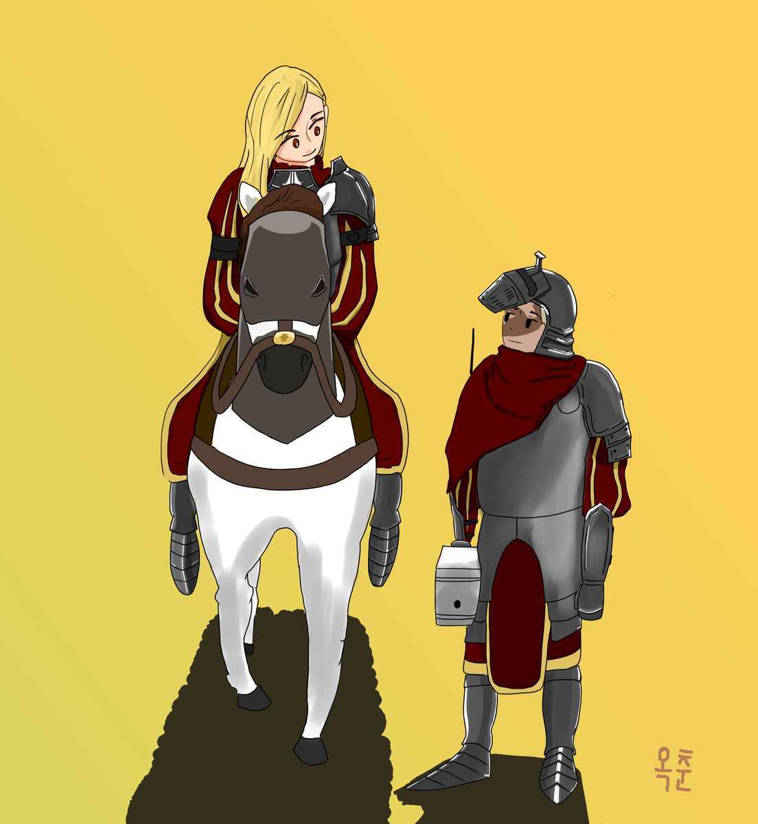 새벽을 얽매는 뱀 그림 뢰베 왕녀와 망치꾼 호튼 아쉽지만.. 아쉬운 대로 그림 그려봤어요Translate post