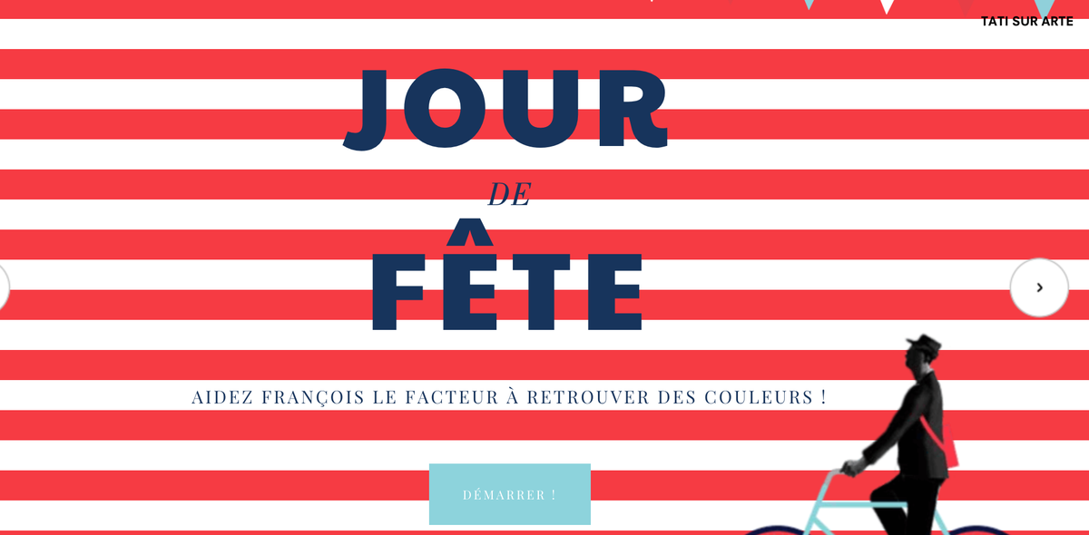 smasseron's tweet photo. Great #website from @ARTEfr (again) Jacques Tati #TatiExpress : https://t.co/KI7gxOEHw1 #cinema #music #culture #UX https://t.co/E8gzMQqHRz
