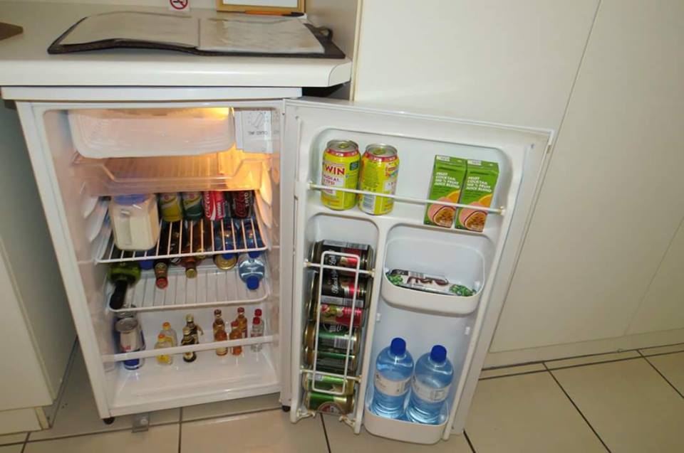 WesternCapeGH's tweet photo. Stocked fridges in all our rooms #Beachfrontaccommodation #Gordonsbay +27 021 856 3519 Andy https://t.co/6VImRdm2O1 https://t.co/qas8Bb47Xn