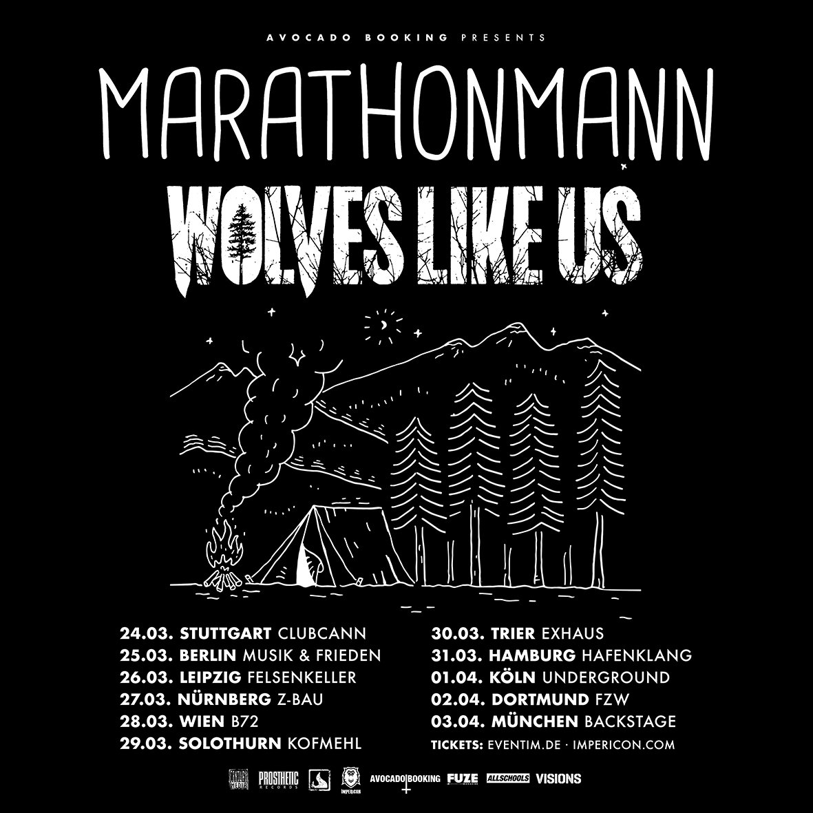 WolvesLikeUs's tweet photo. We are doing a short tour with ze boys in @MarathonmannMUC in March/April. Stoked!! https://t.co/gRFDongsyR https://t.co/P8suUaY22d