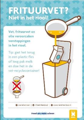 Heeft u nog gebruikt frituurvet? U kunt dit gratis op de Cornelis Zeemanschool brengen.