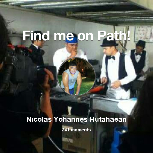 nicolashuta's tweet photo. I've shared 241 memories with my friends on #Path - see them now at https://t.co/VqEUWNEZKp! #thepersonalnetwork https://t.co/vBU3WJoNho