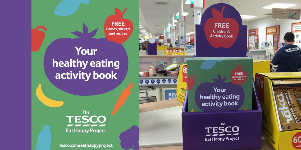 This month, our <a href="/EatHappyProject/">EatHappyProject</a> healthy eating activity books are available (free!) for children in 700 UK stores