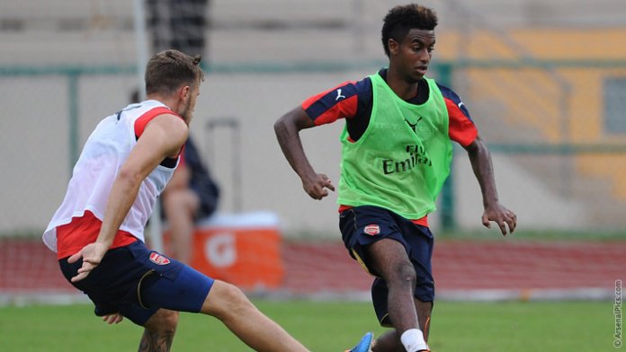 Arsenal's tweet photo. Loan Watch: Gedion Zelalem claims an assist as seven Gunners feature for their loan clubs: https://t.co/yN3eh1ekwJ https://t.co/01mdNOM1Up