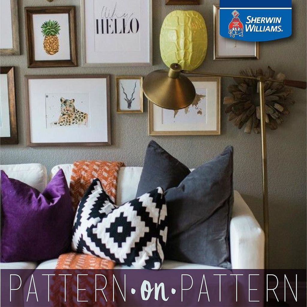 SherwinCA's tweet image. Usa patrones sobre patrones para crear espacios con mucha personalidad #patternonpattern #… ift.tt/1N34mLt
