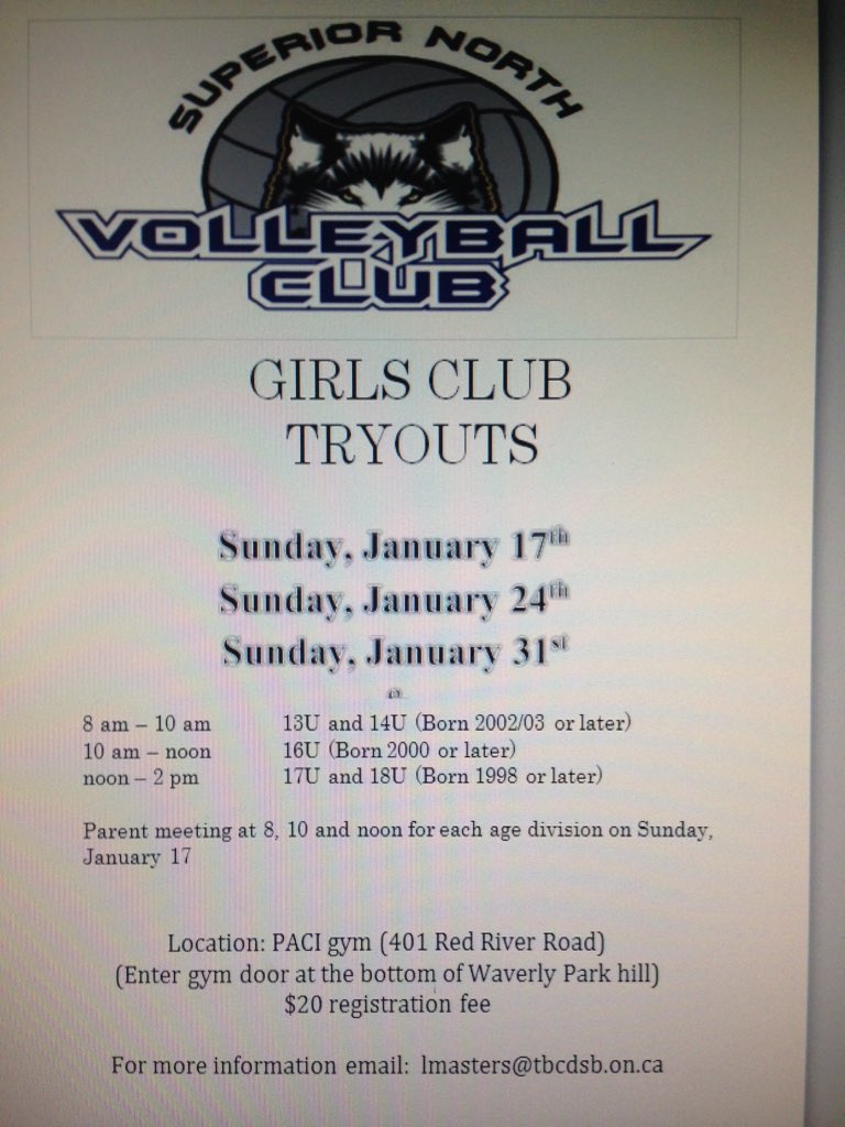 TigersWestgate's tweet photo. Girls club volleyball try-outs starting later this month! https://t.co/EmgvYglCY9