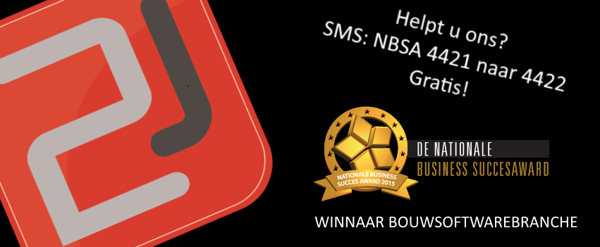 2JoursBV's tweet photo. Als “Winnaar Bouwsoftwarebranche” maakt 2Jours kans op de 'Nationale Business Succes Award 2015'! Helpt u ons? #Bouw https://t.co/2CKOYH0pff