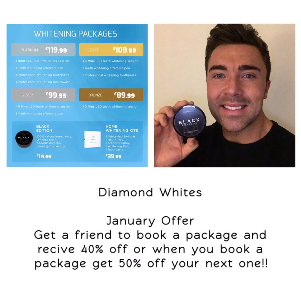 Diamond Whites Teeth Whitening Offer <a href="/Diamondwhites1/">Diamond Whites®</a> #offers #January #diamondwhites #aberdeen #miniquestylebar