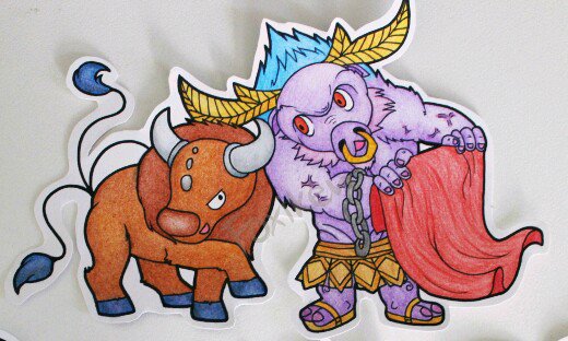 LoLvsPokemon's tweet photo. ¡Nueva batalla! ¡100% Cuernos!

#RT para Tauros
#Like para que gane Alistar

¡El primero que llegue a 50 gana! https://t.co/K4yZJe278D