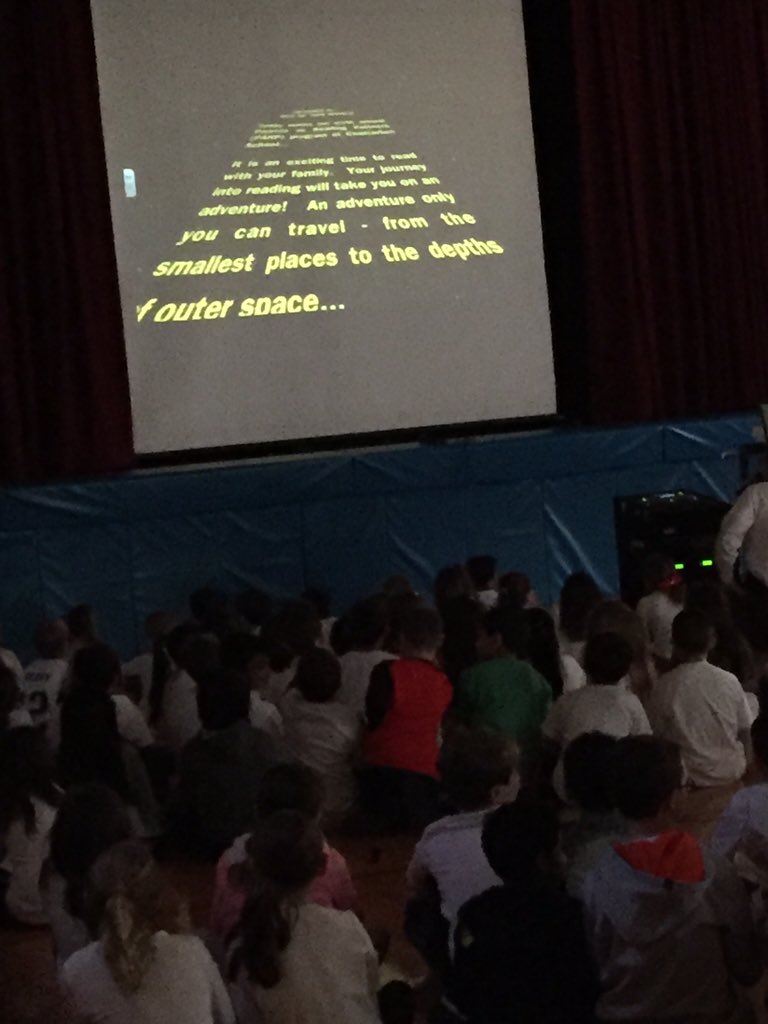 petelitcoach's tweet photo. Chatterton School launches Parp week with a Skype w/ astronaut Nicole Mann &amp; a Reading is out of this world theme! https://t.co/3jgA0rk5fO
