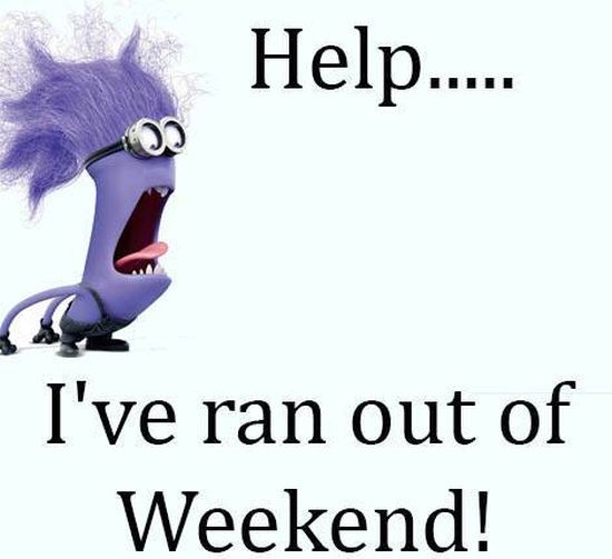 Miltons_Head's tweet photo. Help... I've ran out of weekend! https://t.co/mUe8pOTXCA