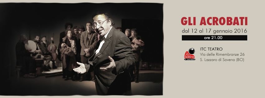 teatroargine's tweet photo. Questa settimana l'#ITCTeatro ospita @CMeticci con #GliAcrobati, da martedì a domenica! https://t.co/47S8uIA6dc https://t.co/Jj39OdKyGs
