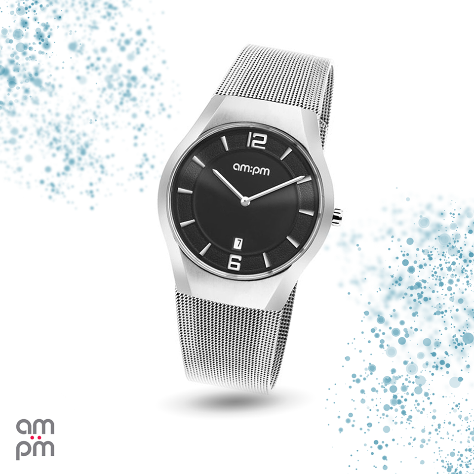 AMPM_Watches's tweet photo. A quartz timepiece with steel case and bracelet, stylish dial with date window, and scratch-resistant mineral glass. https://t.co/eJvE5LBH6i