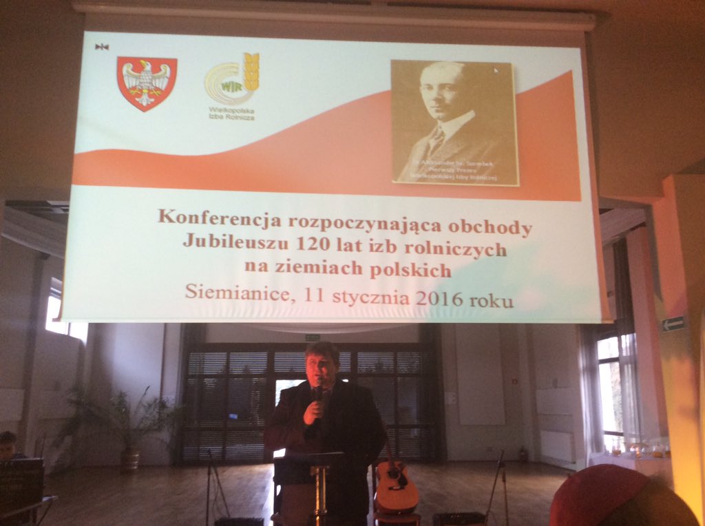 GrzybAndrzej's tweet photo. #Siemianice -120 lat dział. Izb Rolniczych.Konferencja w rodzinnej miejscowości Aleksandra hr #Szembeka org.#WIKp.IR https://t.co/CMzlIFNiFb